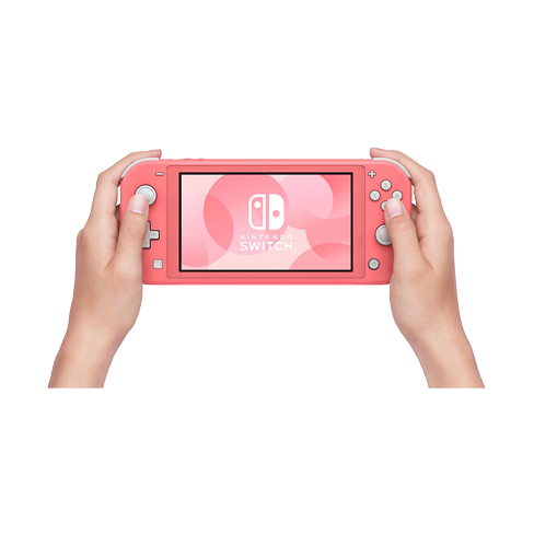 Nintendo Switch Lite žaidimų konsolė Coral Pink 3 img.