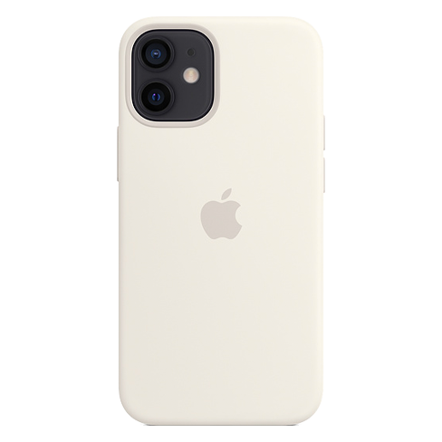 Apple iPhone 12 mini silikoninis dėklas suMagSafe White 1 img.