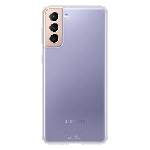 Samsung Galaxy S21+ skaidrus dėklas White 1 img.