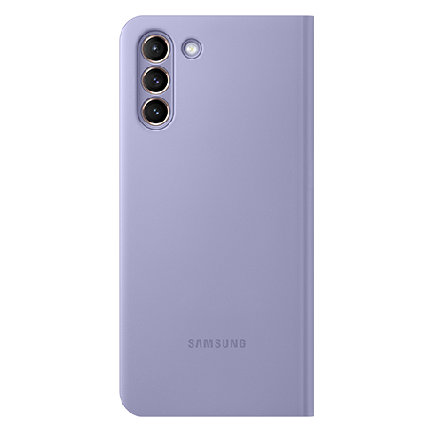 Samsung Galaxy S21+ Smart Clear View dėklas Violet 2 img.