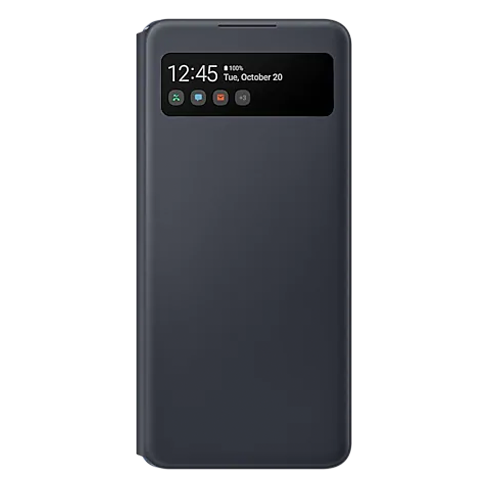 Samsung Galaxy A42 Smart S View dėklas Black 1 img.