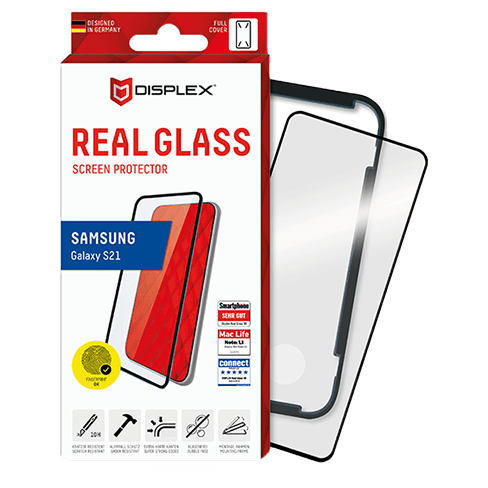 Displex Samsung Galaxy S21 ekrano apsauginis stiklas 2 img.