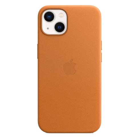Apple iPhone 13 odinis dėklas su MagSafe Golden Brown 1 img.