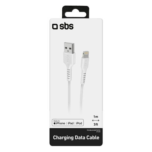 SBS USB 2.0 to Lightning 1m kabelis 1 img.