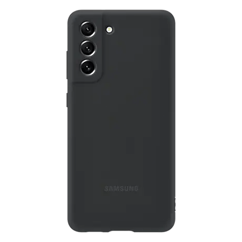 Samsung Galaxy S21 FE silikoninis dėklas Dark Grey 1 img.