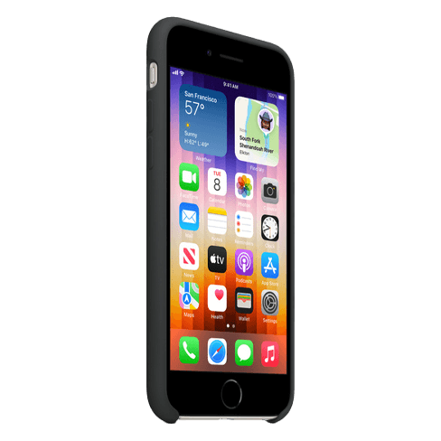 Apple iPhone SE (2022) silikoninis dėklas Midnight 2 img.
