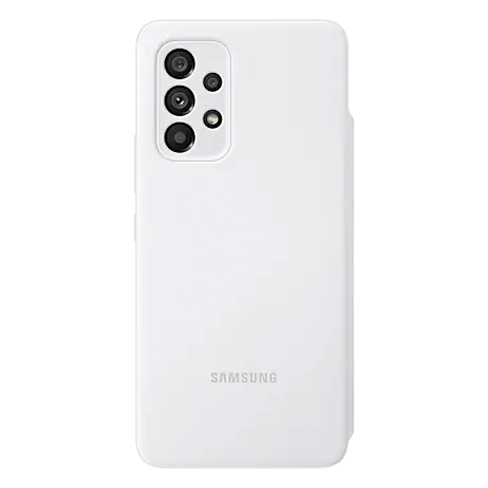 Samsung Galaxy A53 5G S View atverčiamas dėklas White 2 img.