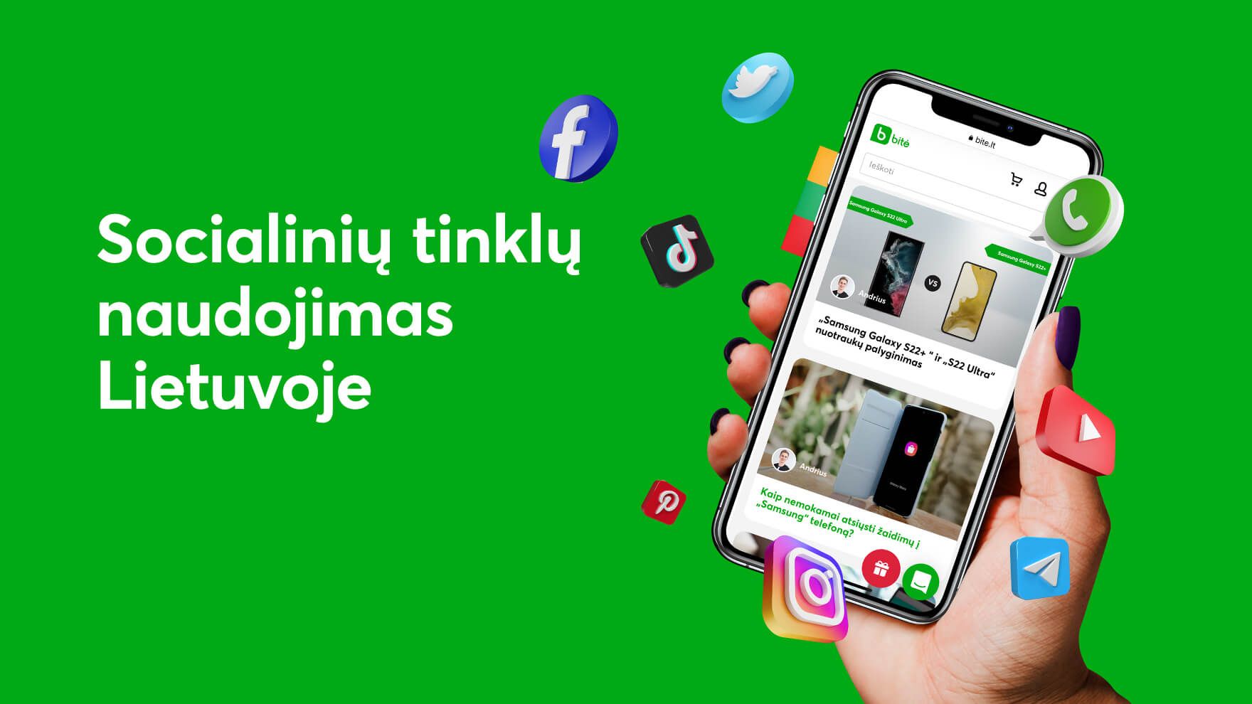 Socialinių tinklų naudojimas Lietuvoje | BITĖ