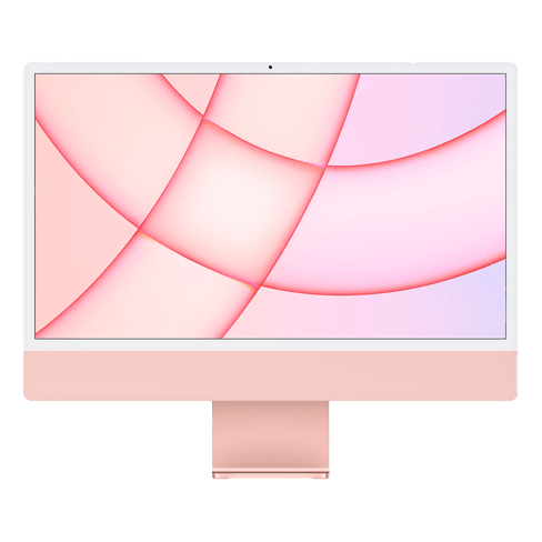 Apple iMac 24” 4.5K stacionarus kompiuteris Pink 1 img.