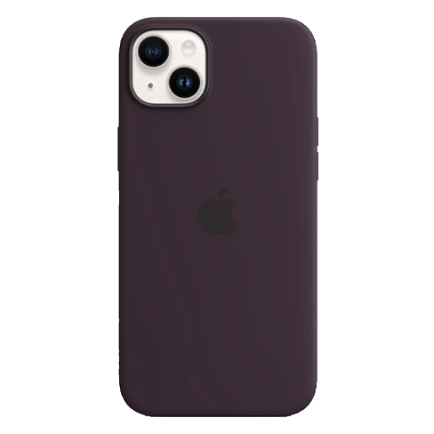 Apple iPhone 14 Plus silikoninis dėklas su MagSafe Elderberry 1 img.