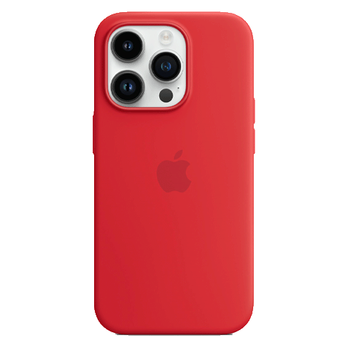 Apple iPhone 14 Pro silikoninis dėklas su MagSafe (PRODUCT)RED 1 img.