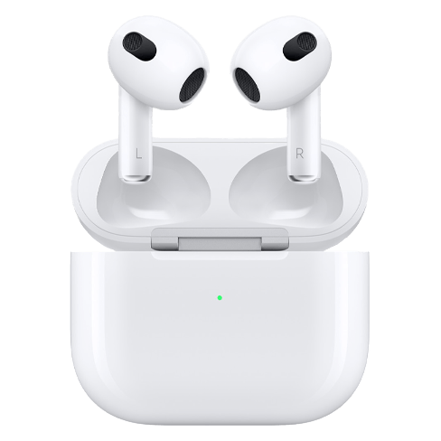 Apple AirPods (3rd gen) belaidės ausinės su Lightning Charging Case 1 img.