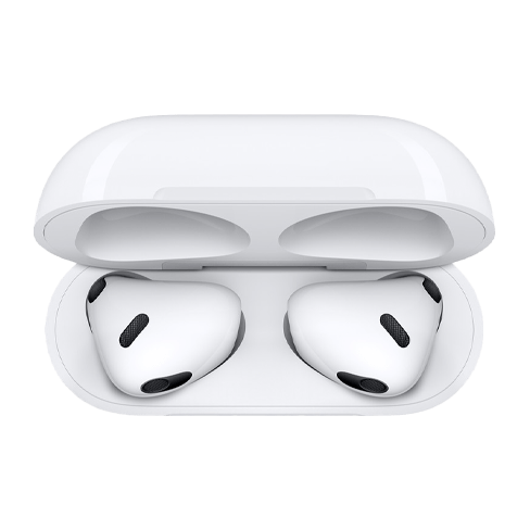 Apple AirPods (3rd gen) belaidės ausinės su Lightning Charging Case 3 img.
