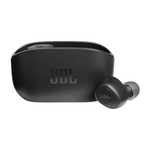 JBL Vibe 100 TWS belaidės ausinės Black 1 img.