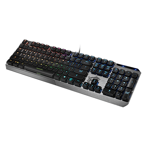 MSi Vigor GK50 Low Profile Mechanical Gaming klaviatūra 3 img.