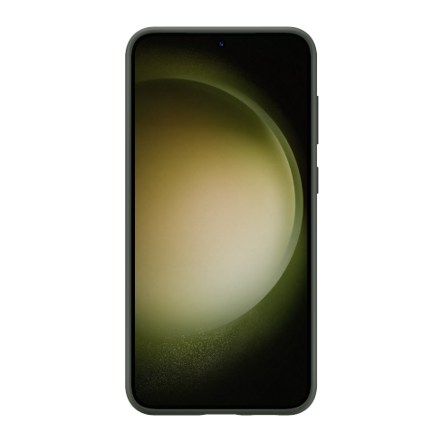 Samsung Galaxy S23+ silikoninis dėklas Khaki 2 img.