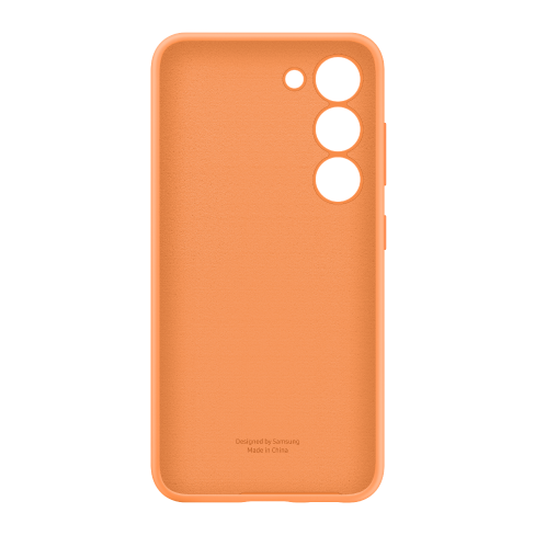Samsung Galaxy S23 silikoninis dėklas Orange 5 img.