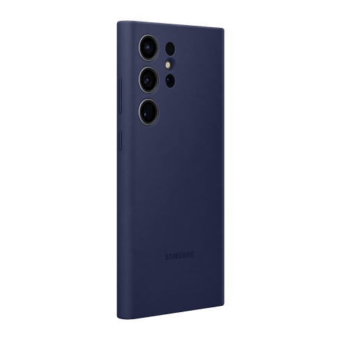 Samsung Galaxy S23 Ultra silikoninis dėklas Navy 3 img.