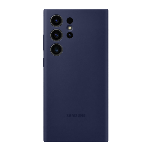 Samsung Galaxy S23 Ultra silikoninis dėklas Navy 1 img.