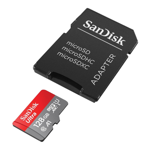 SanDisk Ultra MicroSDXC 128GB atminties kortelė 4 img.