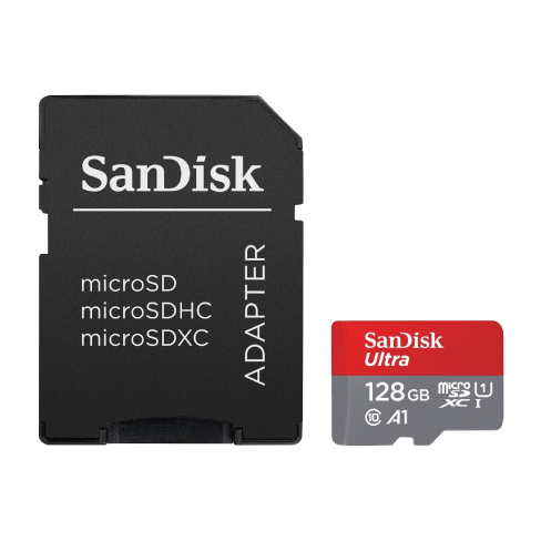 SanDisk Ultra MicroSDXC 128GB atminties kortelė 1 img.