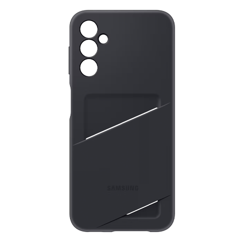 Samsung Galaxy A14/A14 5G dėklas su vieta kortelei Black 3 img.