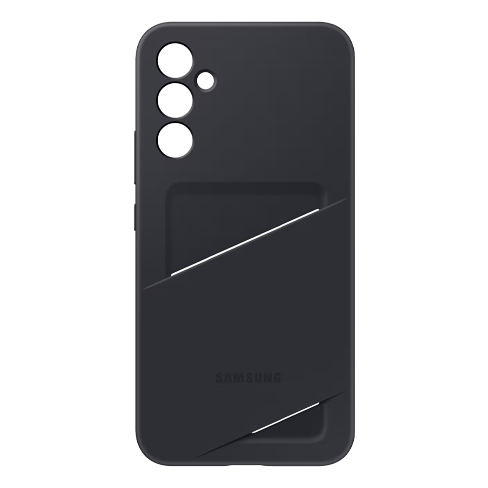 Samsung Galaxy A34 dėklas su vieta kortelei Black 3 img.