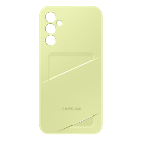 Samsung Galaxy A34 dėklas su vieta kortelei Lime 3 img.