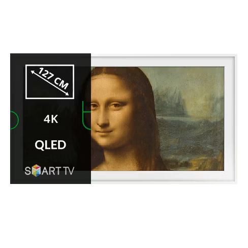 50" The Frame QLED 4K UHD QE50LS03BGUXXH išmanusis televizorius (Atidaryta pakuotė)