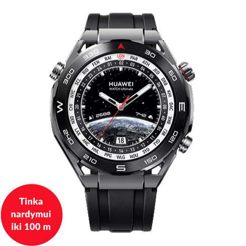Huawei Watch Ultimate Expedition Black išmanusis laikrodis 1 img.
