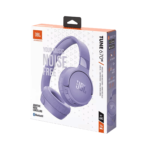 JBL Tune 670NC belaidės ausinės Purple 10 img.