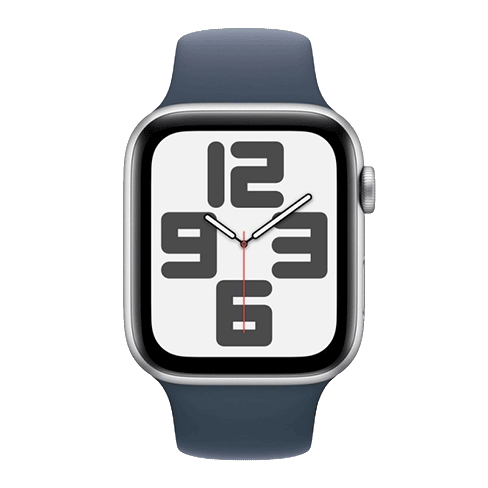 Apple Watch SE (2023) GPS + Cellular 40mm Aluminium Case with Sport Band - M/L (eSIM) išmanusis laikrodis Silver 1 img.
