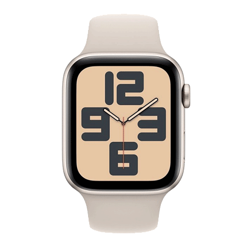 Apple Watch SE (2023) GPS + Cellular 44mm Aluminium Case with Sport Band - M/L (eSIM) išmanusis laikrodis Starlight 1 img.