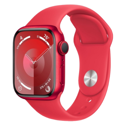 Apple Watch Series 9 GPS + Cellular 41mm Aluminium Case (eSIM) išmanusis laikrodis (PRODUCT)RED 2 img.