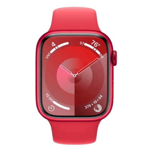 Apple Watch Series 9 GPS + Cellular 45mm Aluminium Case with Sport Band - M/L (eSIM) išmanusis laikrodis (PRODUCT)RED 1 img.