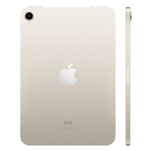 Apple iPad Mini (2022) Wi-Fi 6th Gen planšetinis kompiuteris Starlight 64 GB 2 img.