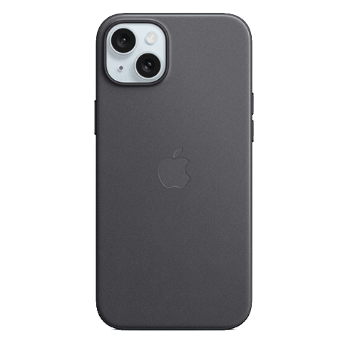 Apple iPhone 15 Plus FineWoven dėklas su MagSafe Black 1 img.