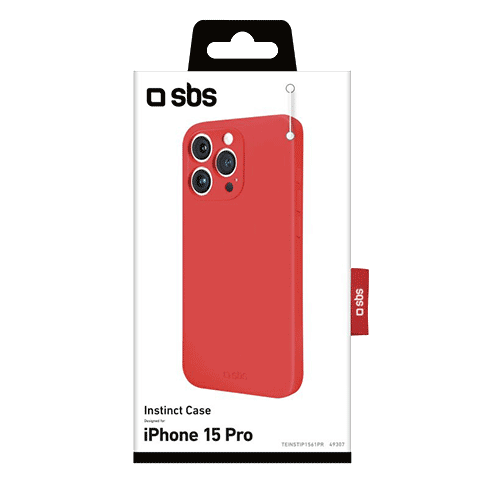 SBS Apple iPhone 15 Pro Instinct dėklas Red 2 img.
