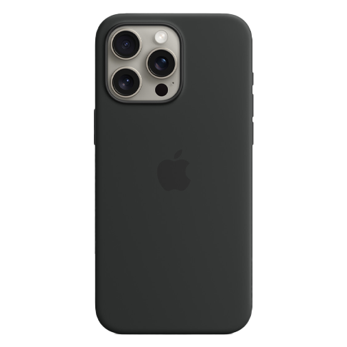 Apple iPhone 15 Pro Max dėklas su MagSafe Black 1 img.