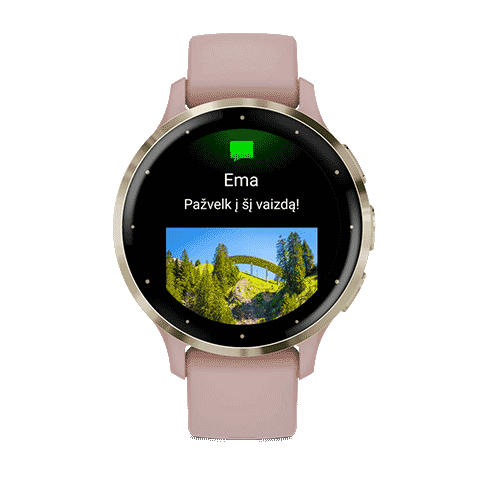Garmin Venu 3S išmanusis laikrodis Pink 8 img.