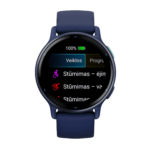 Garmin Vivoactive 5 išmanusis laikrodis Blue 7 img.