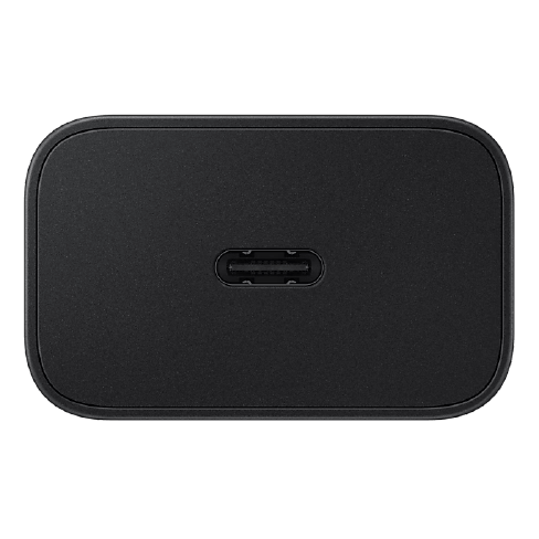 Samsung 25W Power Adapter Type-C (be laido) kroviklis Black 4 img.
