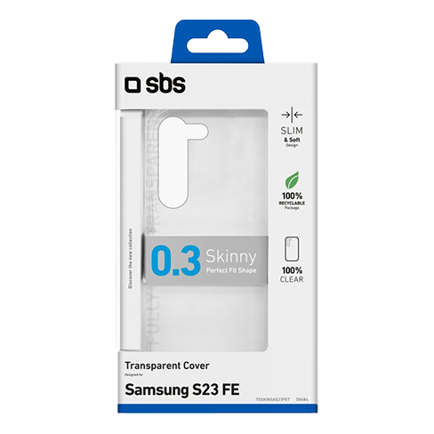 SBS Samsung Galaxy S23 FE Skinny dėklas Transparent 2 img.