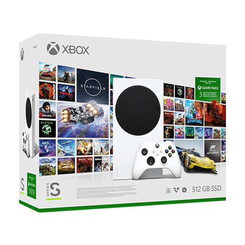 Microsoft Xbox Series S Starter Bundle žaidimų konsolė 5 img.