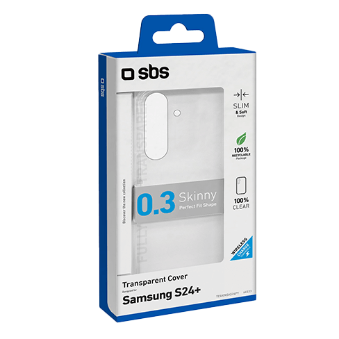 SBS Samsung Galaxy S24+ Skinny dėklas Transparent 2 img.