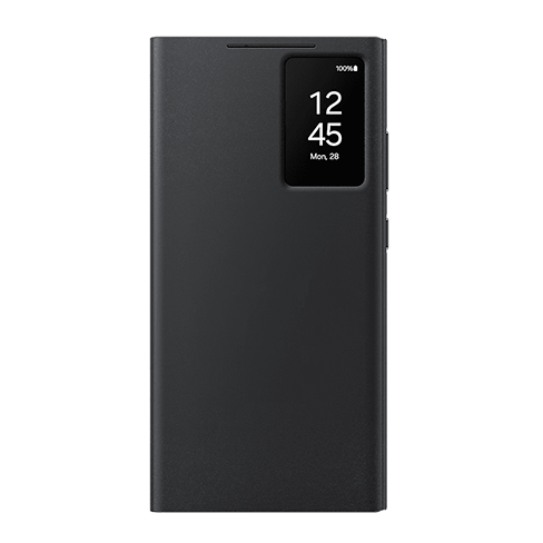 Samsung Galaxy S24 Ultra Smart View Wallet dėklas Black 1 img.