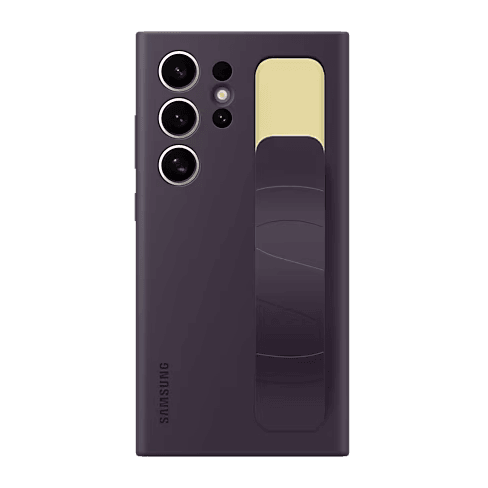 Samsung Galaxy S24 Ultra Standing Grip dėklas Dark Violet 2 img.