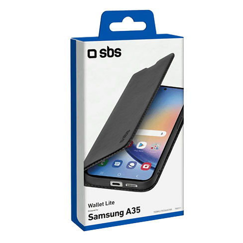 SBS Samsung Galaxy A35 Wallet Lite dėklas Black 3 img.