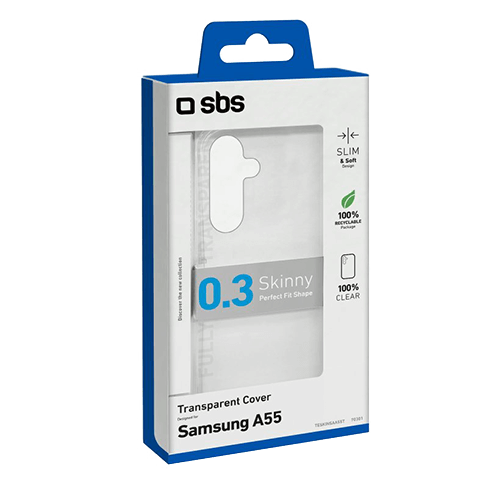 SBS Samsung Galaxy A55 Skinny dėklas Transparent 2 img.