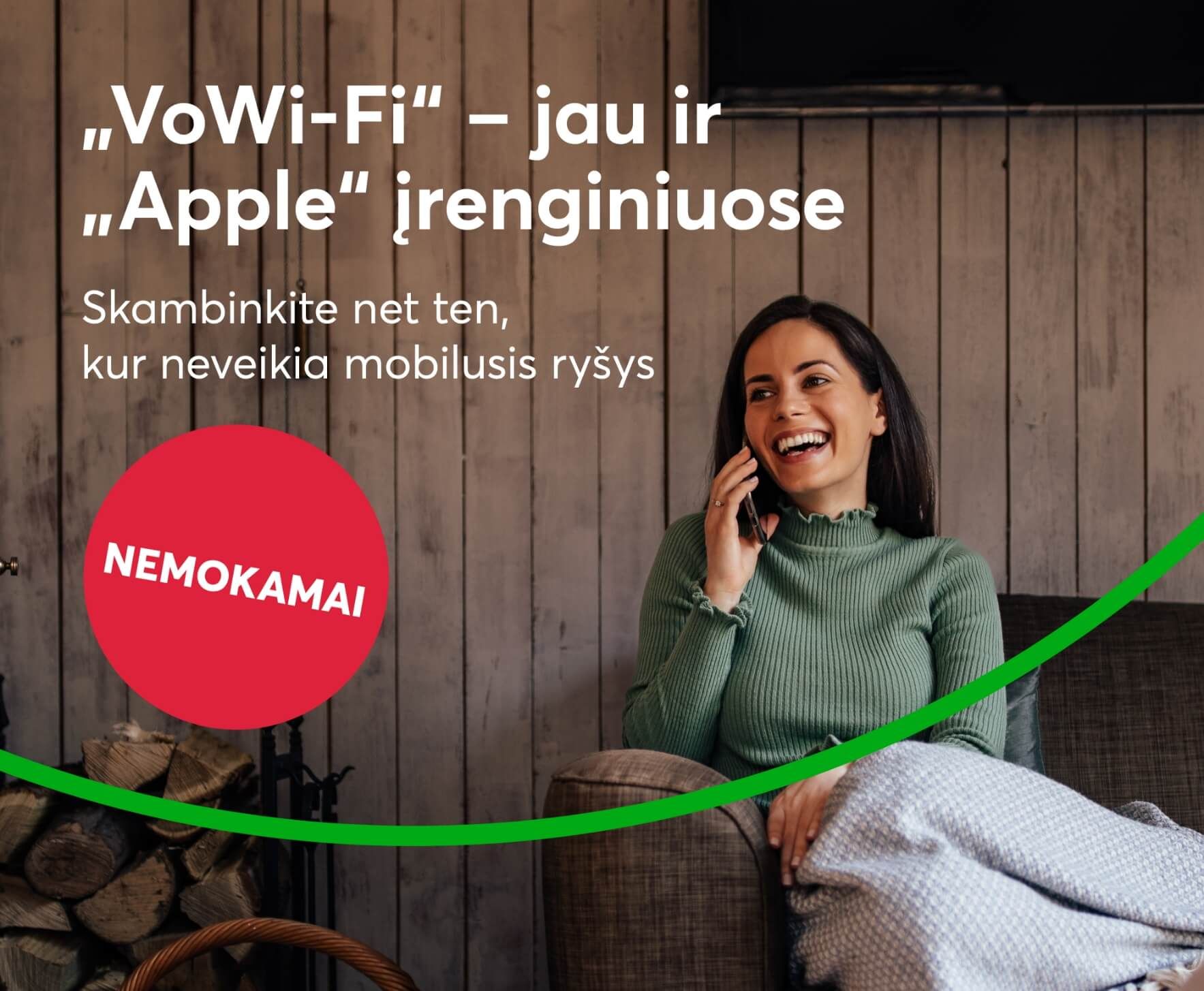VoWi-Fi jau ir Apple įrenginiuose